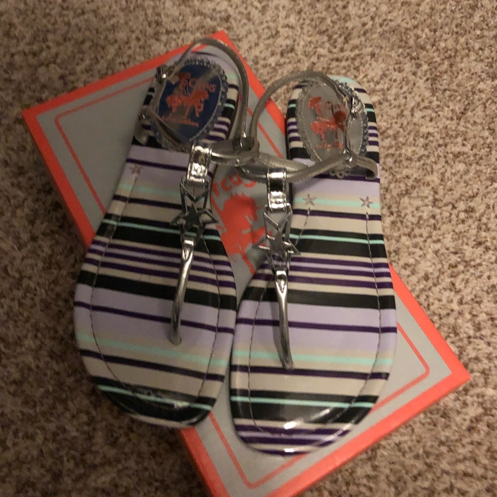 Silver star sandal